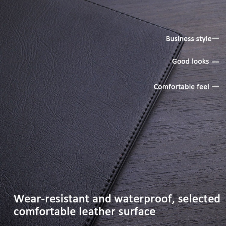 Deli 48K 80 Pages Business Office Notebook Leather Student Stationery Notes