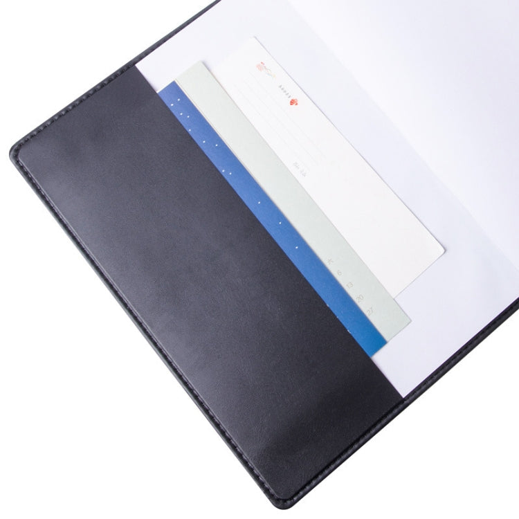 Deli 48K 80 Pages Business Office Notebook Leather Student Stationery Notes
