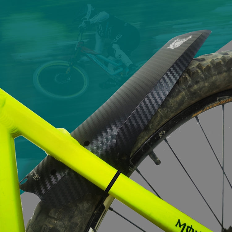 ENLEE Mountain Bike Fenders Mountain Bicycle Saddle Universal Riding Accessories, Model: Carbon Fiber