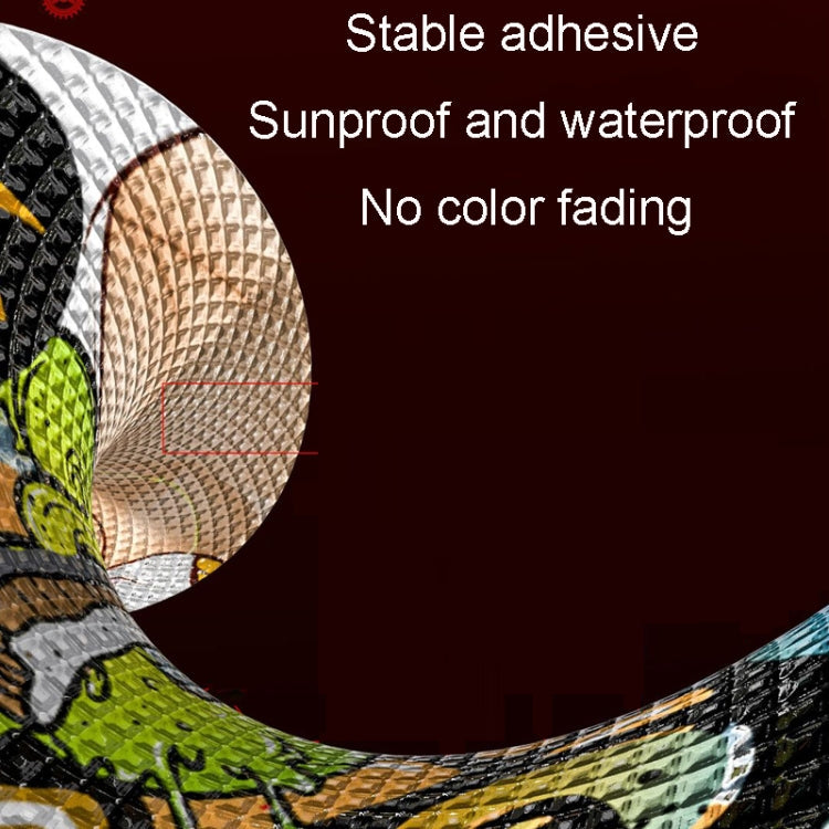 ENLEE 11pcs /Set Mountain Bike Frame Color Changing Anti-Scratch Sticker Waterproof Protective Film For Cycling Equipment, Model: Caterpillaine