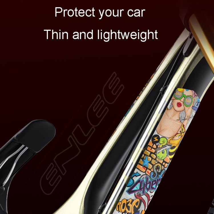 ENLEE 11pcs /Set Mountain Bike Frame Color Changing Anti-Scratch Sticker Waterproof Protective Film For Cycling Equipment, Model: Colorful Beauty