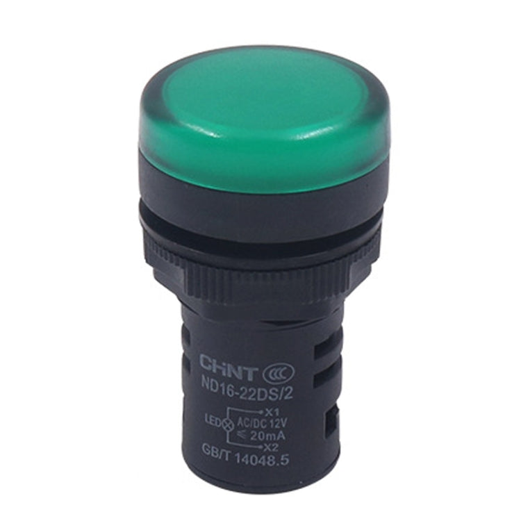 CHINT ND16-22DS LED Signal Light Power AD Indicator Lights, Model: 24V (Green)