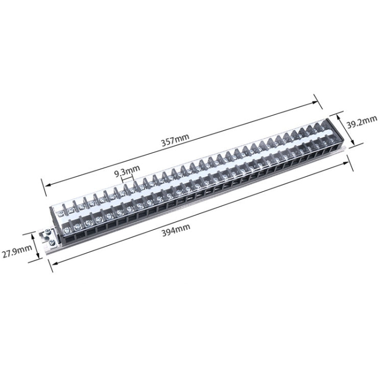 CHINT TD-2030 Terminal Block Rail Type Wiring Block Paralleling Wires Wire Connector