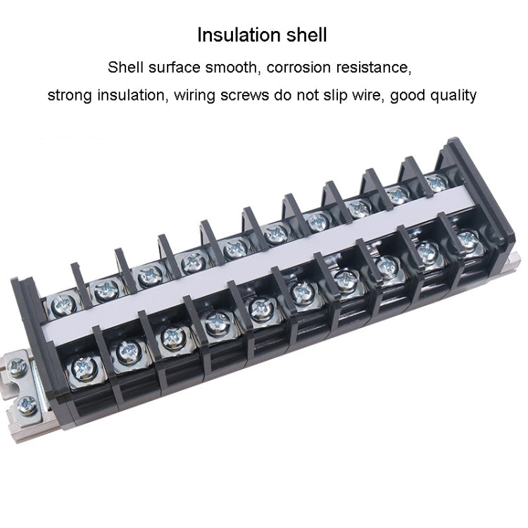 CHINT TD-1540 Terminal Block Rail Type Wiring Block Paralleling Wires Wire Connector