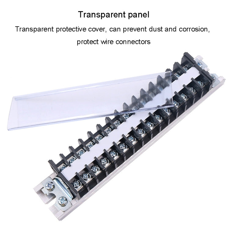 CHINT TD-1540 Terminal Block Rail Type Wiring Block Paralleling Wires Wire Connector