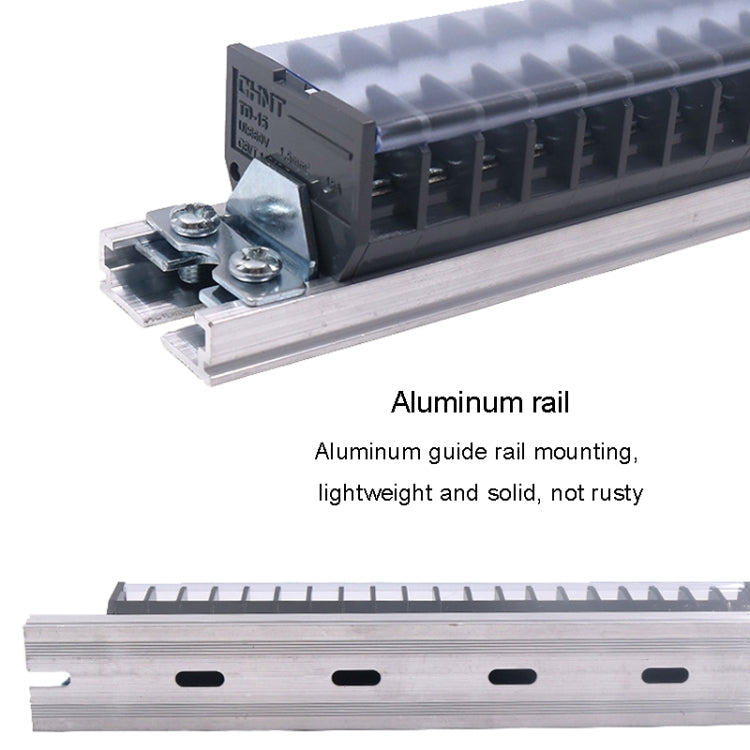 CHINT TD-6010 Terminal Block Rail Type Wiring Block Paralleling Wires Wire Connector