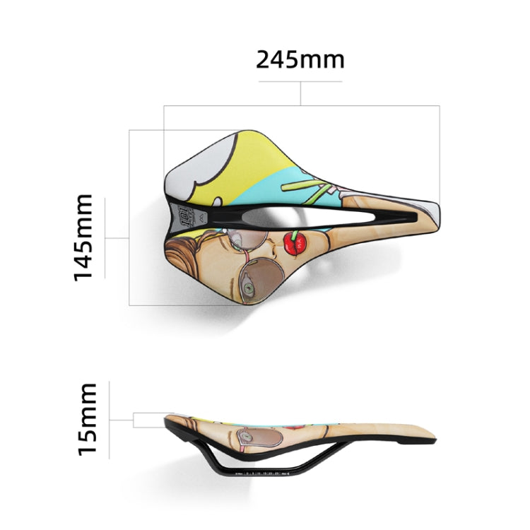 ENLEE E-ZD312 Bicycle MTB Saddle Cushion Super Soft Road Bike Saddle Pads, Model: C Model