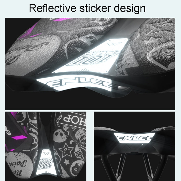 ENLEE E-ZD312 Bicycle MTB Saddle Cushion Super Soft Road Bike Saddle Pads, Model: D Model
