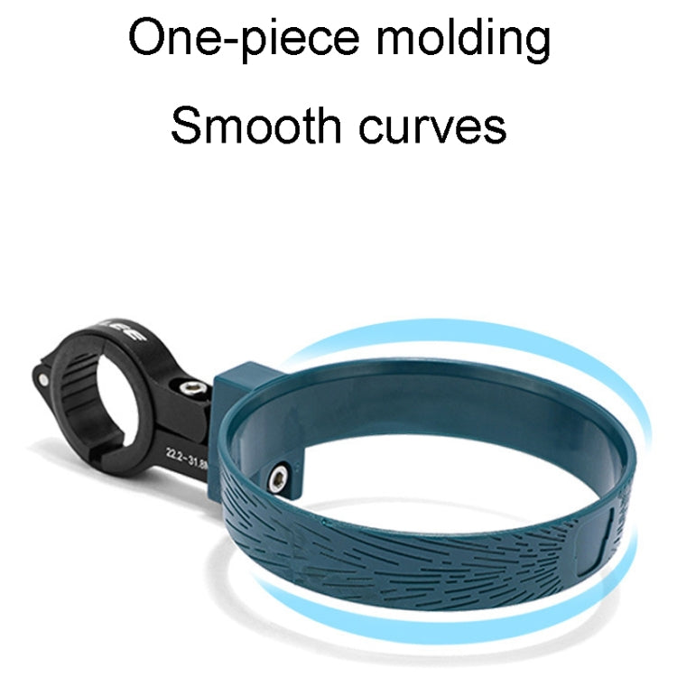 ENLEE KF-2.0 Bicycle Coffee Cup Bracket Stroller Bottle Carrier Tea Kettle Mug Holder(Dark Blue)