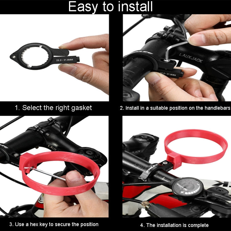 ENLEE KF-2.0 Bicycle Coffee Cup Bracket Stroller Bottle Carrier Tea Kettle Mug Holder(Red)