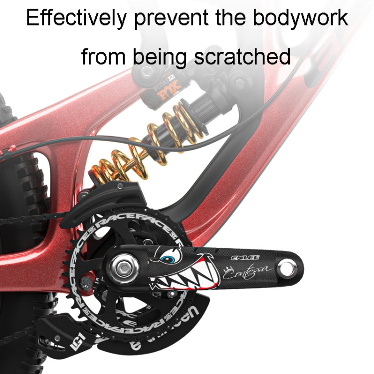 ENLEE EM2201 2pcs /Set Bicycle Crank Protective Covers Universal Decoration For Mountain And Road Bikes, Model: Explosion