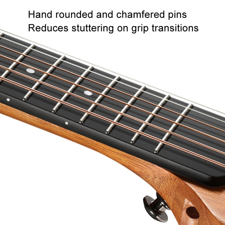 DONNER Smart Headless Silent Guitar Travel Portable Detachable Acoustic Guitar, Style: Maple