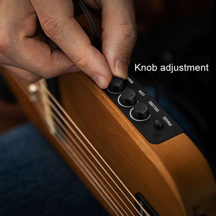 DONNER Smart Headless Silent Guitar Travel Portable Detachable Acoustic Guitar, Style: Mahogany