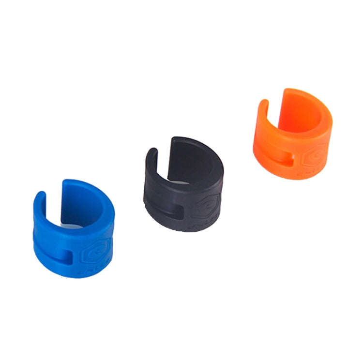 ENLEE 4pcs /Set Mountain Bike Rear And Front Fork Bumper Rubber Protection Ring Cycling Chain Ring Gear(Orange)