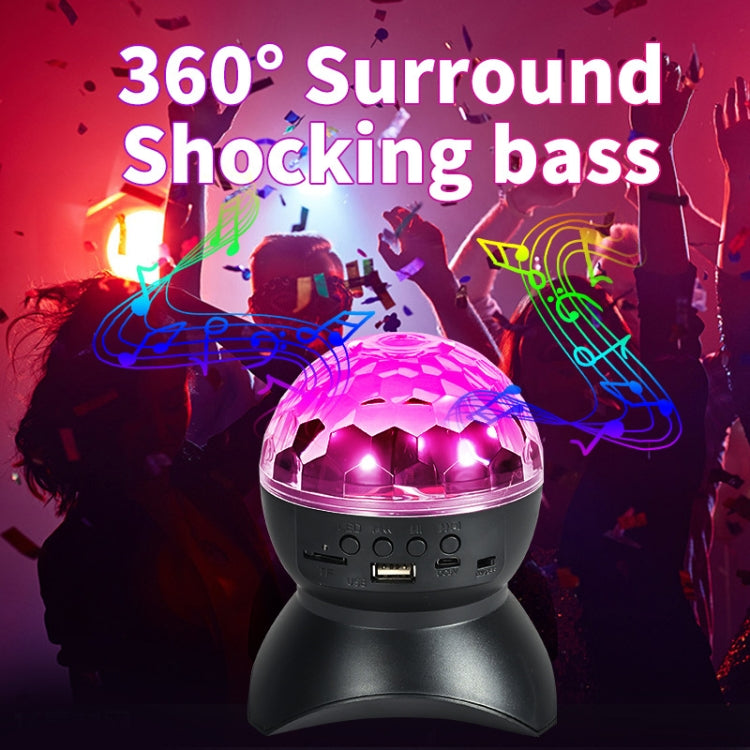 Home LED Magic Ball Lights Bounce Ambient Lamps Room Sound Lights Balls, Color: Charging Model White(RGB Colorful 5W)