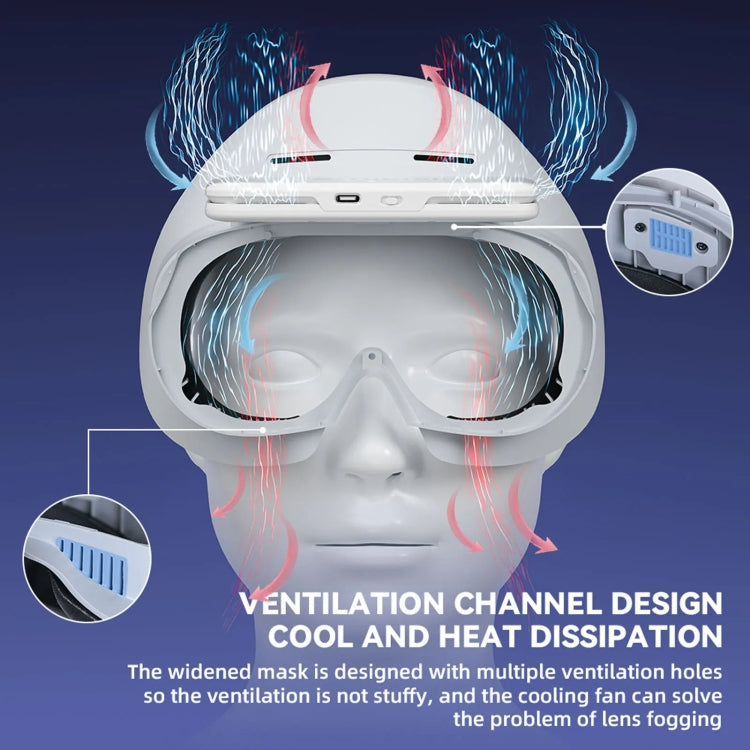 For PICO 4 Hibloks VR Glasses Face Cushion Widened Breathable Protector Pad, Spec: 1pc PU Cotton