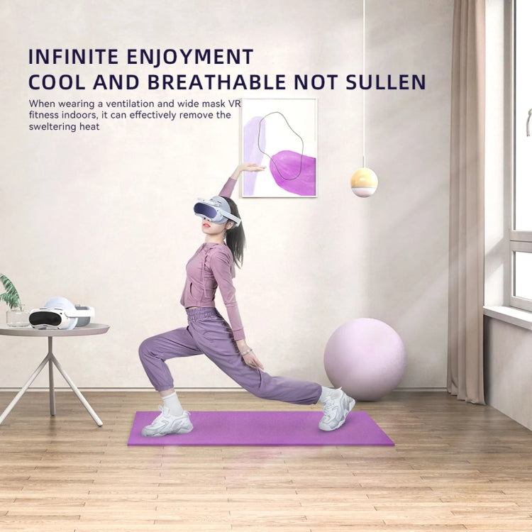 For PICO 4 Hibloks VR Glasses Face Cushion Widened Breathable Protector Pad, Spec: 1pc Ice Silk