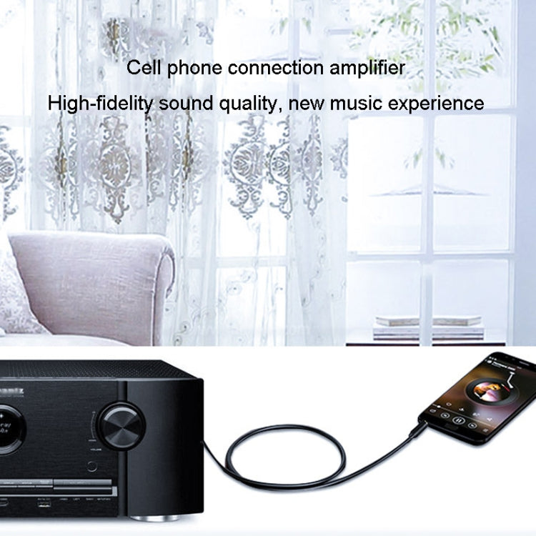 JINGHUA 3.5mm To 6.5mm Audio Cable Amplifier Guitar 6.35mm Cable, Length: 3m