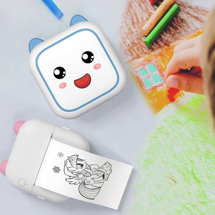 C26 Mini Portable Bluetooth Photo Label Thermal Printer, Spec: Pink+5 Paper