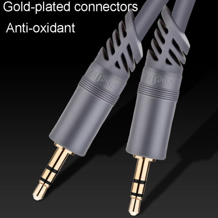 JINGHUA A240 3.5mm Male To Male Audio Cable Cell Phone Car Stereo Microphone Connection Wire, Size: 20m(Gray)