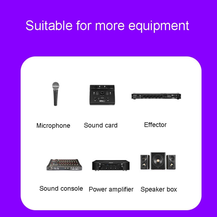 JINGHUA 6.5 Male To Female XLR Audio Cable 6.35 Three Core Balanced Microphone Mixer, Size: 10m(Black)
