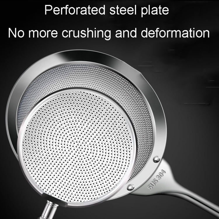 Kacheeg 304 Stainless Steel Soymilk Spoon Kitchen Oil Filter Ladle, Size: 15 x 36.5cm