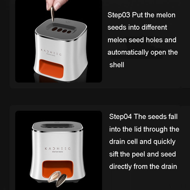 Kacheeg Electrical Melon Seed Machine Automatic Peeling And Hulling Tool(White)