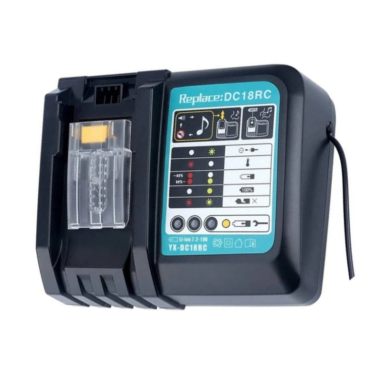 LUOMASHI For Makita 18V Lithium Battery Charger, Model: EU Plug
