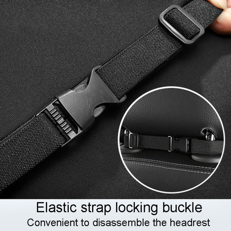 Automotive Memory Foam Backrest Headrest Car And Home Soft Cushion Lumbar Pillow Backrest, Style: Lumbar Cushion Black