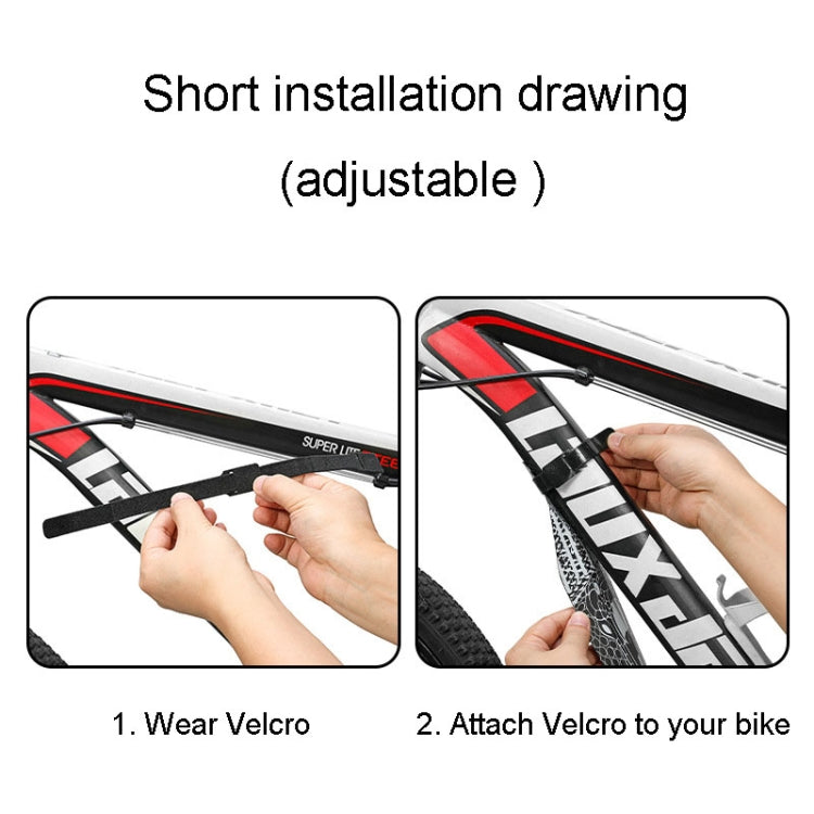 ENLEE E-641316 6pcs /Set Bicycle Extended Front And Rear Mudguards Road Bike Quick Detachable Fenders, Style: Anime Model
