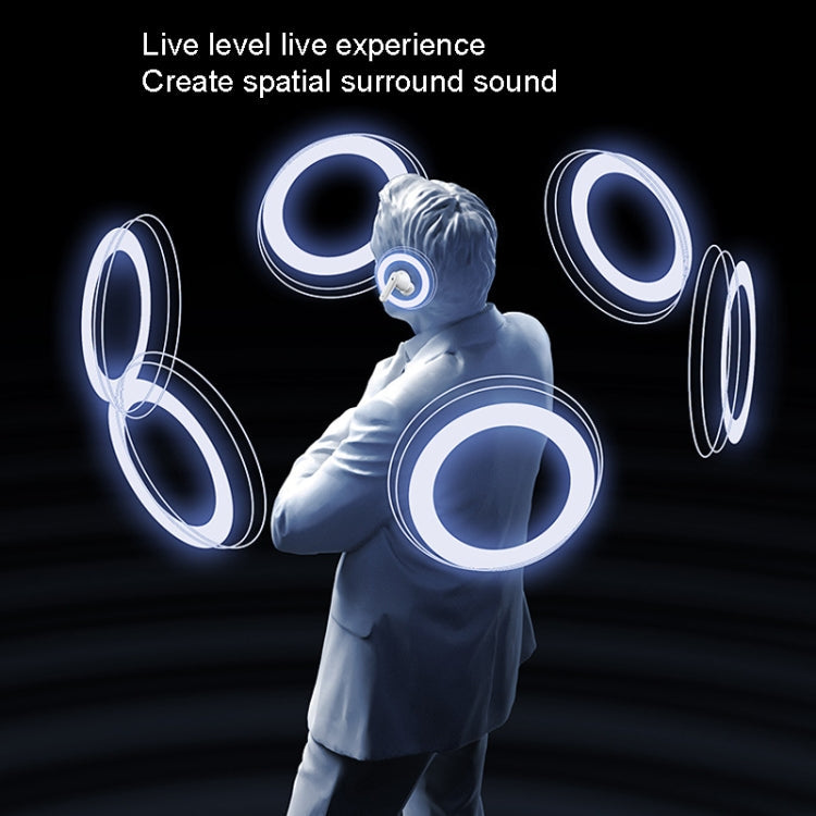 REMAX CozyPods W21N Dual Noise Reduction Bluetooth Earphone Music Call Wireless Earphone(White)