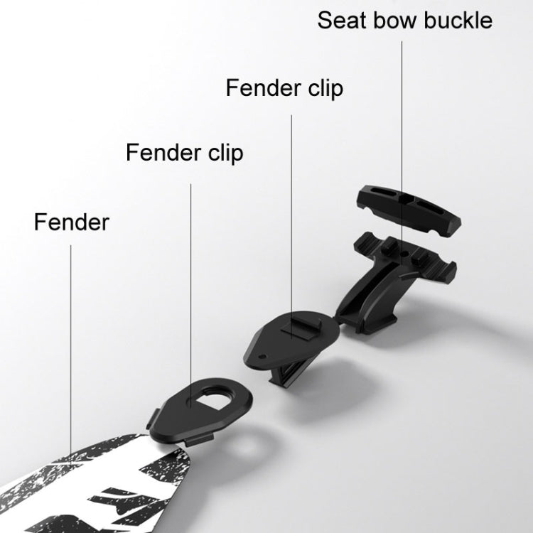 ENLEE EA2305 Quick Detachable Bicycle Mudguard Road And Mountain Bike Fenders, Style: C Model