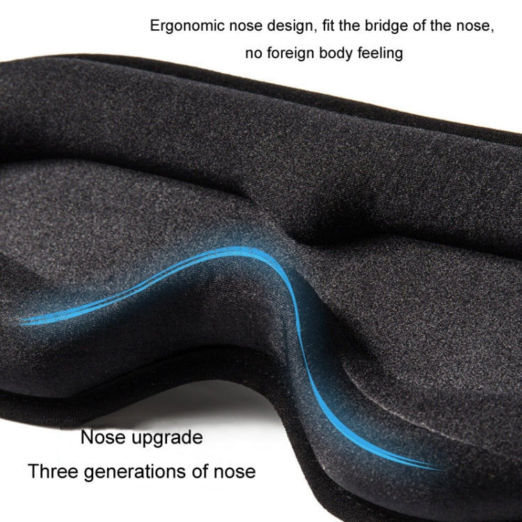 3D Eye Mask Breathable Shade Stereoscopic Nose All-In-One Sleeping Eye Mask
