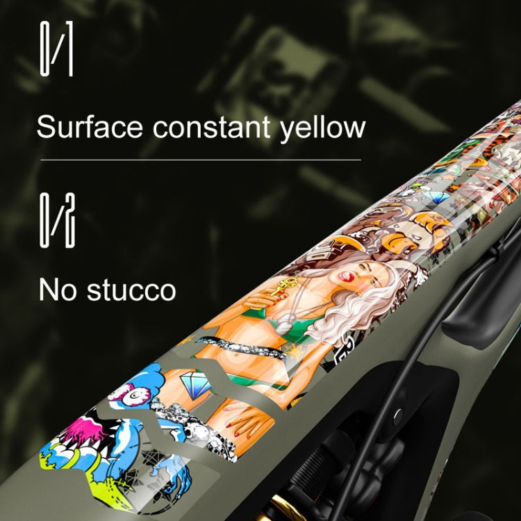 ENLEE E14611 10pcs /Set Bicycle TPU Invisible Film Road Bike Body Jersey Color Changing Membrane, Model: Caterpillar