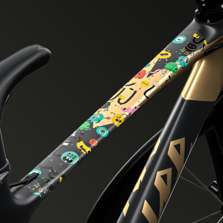 ENLEE E14611 10pcs /Set Bicycle TPU Invisible Film Road Bike Body Jersey Color Changing Membrane, Model: Orangutan