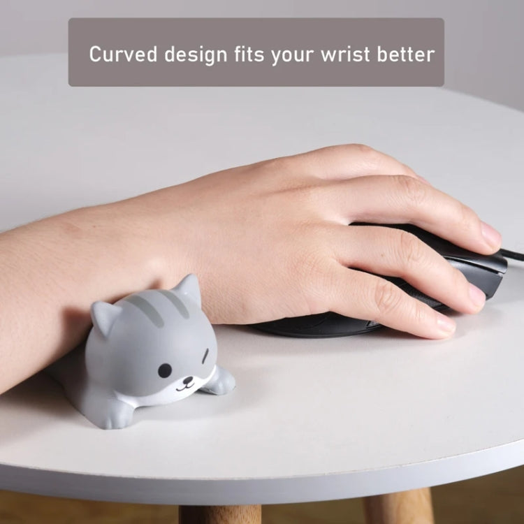 Decompression Memory Foam Mouse Pad Cute Desktop Mouse Wrist Cushion Hand Rest, Pig, Shiba Inu