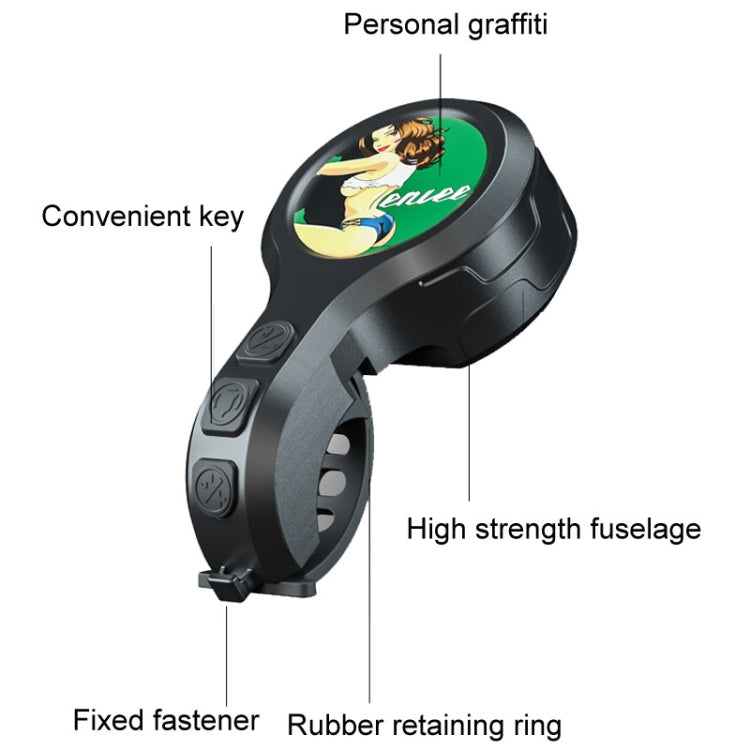 ENLEE EL07 Bicycle Speaker Mountain Road Bike Bell Anti-Theft Alarms, Model: D Model