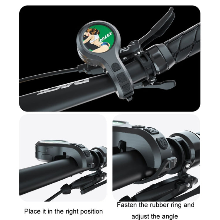 ENLEE EL07 Bicycle Speaker Mountain Road Bike Bell Anti-Theft Alarms, Model: C Model