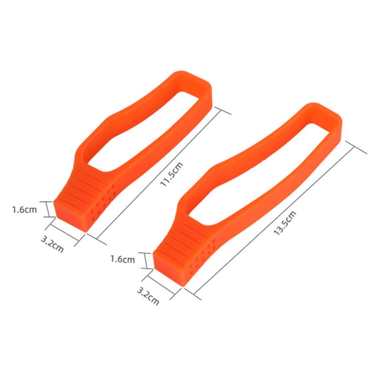 ENLEE E-6435469 1pair Bicycle Chain Guard Mountain Road Bike Chapter Protector(Red)