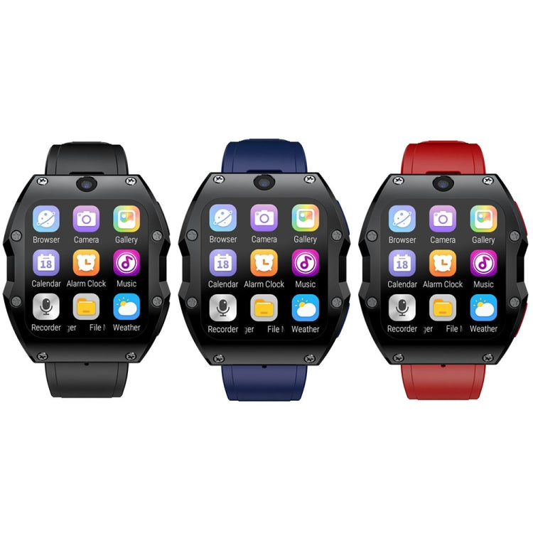 LOKMAT Appllp 3 Max 2.02-Inch Plug Card 4G Call Waterproof Sport Smart Watch With SOS(Claret)