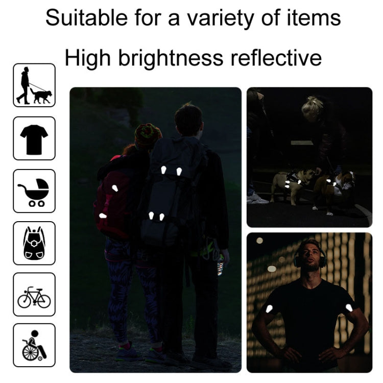 ENLEE EN-7855 Multifunctional Reflective Magnet Clip Outdoor Sports Night Running Safety Warning Stickers, Style: G Model