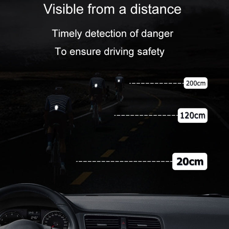ENLEE EN-7855 Multifunctional Reflective Magnet Clip Outdoor Sports Night Running Safety Warning Stickers, Style: D Model