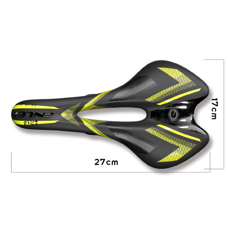 ENLEE E-ZD310 Bicycle Shockproof Cushion Outdoor Cycling Mountain Bike Saddle(Red)