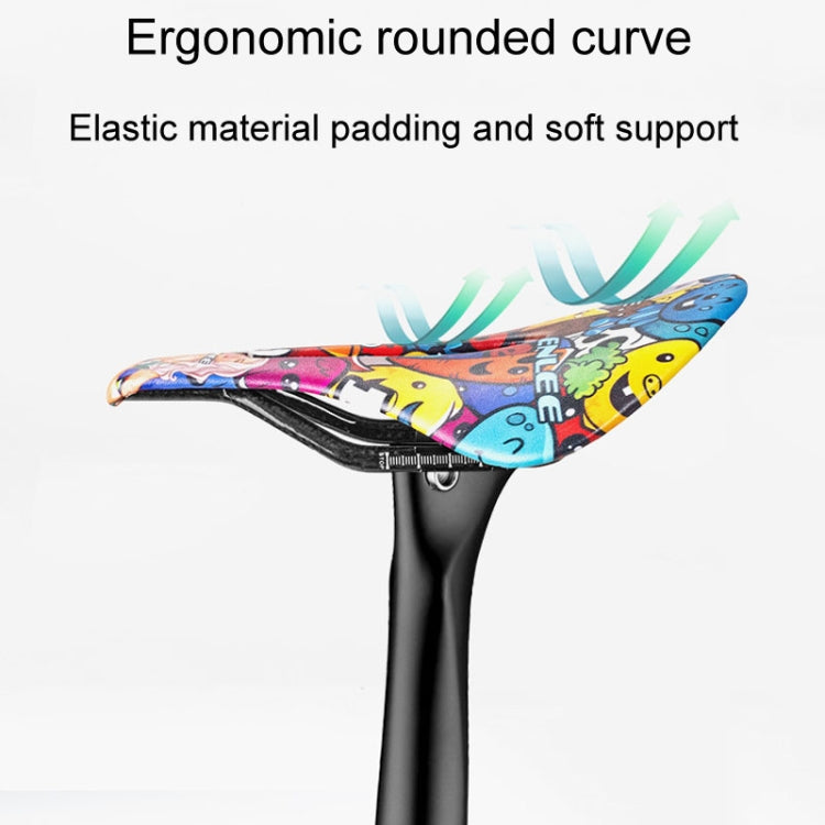 ENLEE E-ZD412 Bicycle Carbon Fiber Cushion Outdoor Riding Mountain Bike Saddle, Style: Explosion