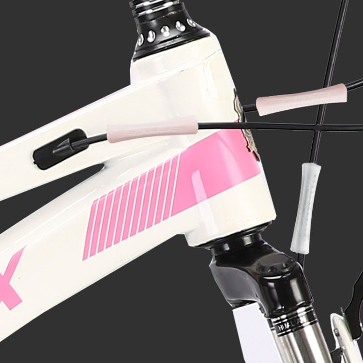 ENLEE 5pcs /Set Mountain Road Bike Brake Shifter Universal Cable Cover(Pink)