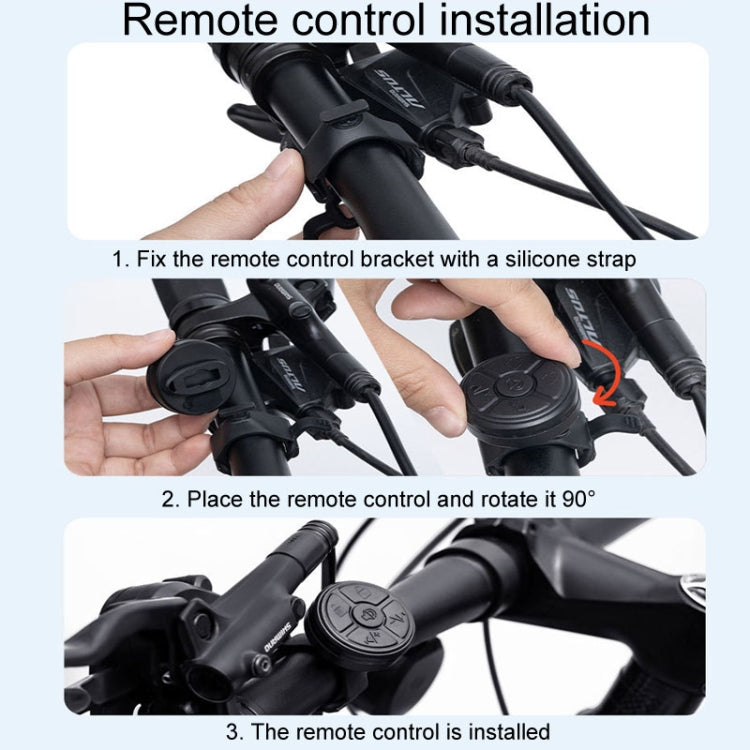 ENLEE E-DL003 Bicycle Wireless Remote Control Horn Mountain Bike Bell Alarms(Black)