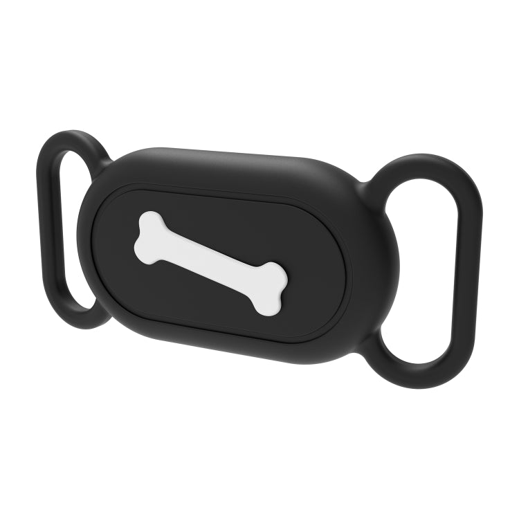 For Samsung Galaxy SmartTag 2 Pet Life Waterproof Silicone Protective Case, Black Cat Claw, Black Bone, Pink Cat Claw, Pink Bone, Deep Blue Cat Claw, Deep Blue Bone