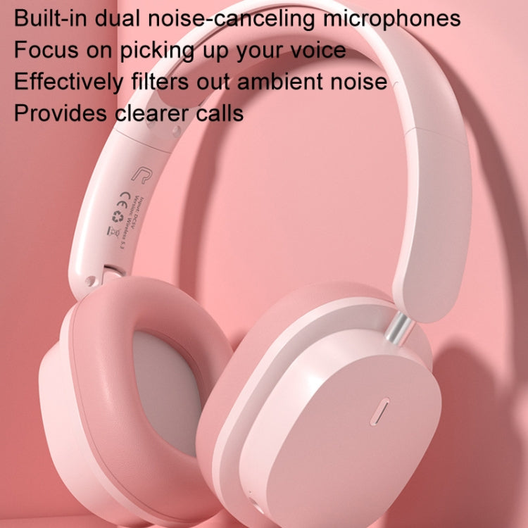 SOYTO SY-T2 Noise Reduction Bluetooth Headset Wireless Game Headset(Pink)