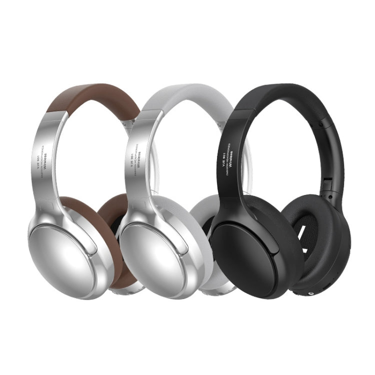 SOYTO VJE901 Retro Bluetooth Headset Metal Headband Wireless Sports Headset(Silver Brown)