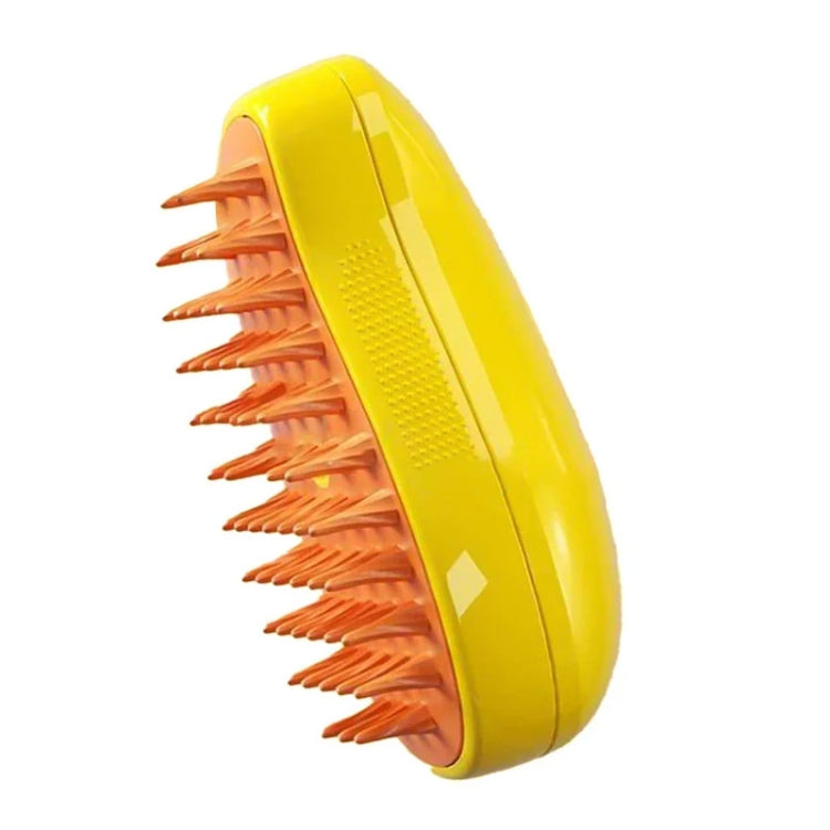 Mango Pet Electrical Spray Massage Comb Hair Removal Cleaning Grooming Brush For Cats And Dogs, Mango Green, Mango Yellow